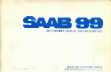 1974 SAAB 99 Owners Manual Cover